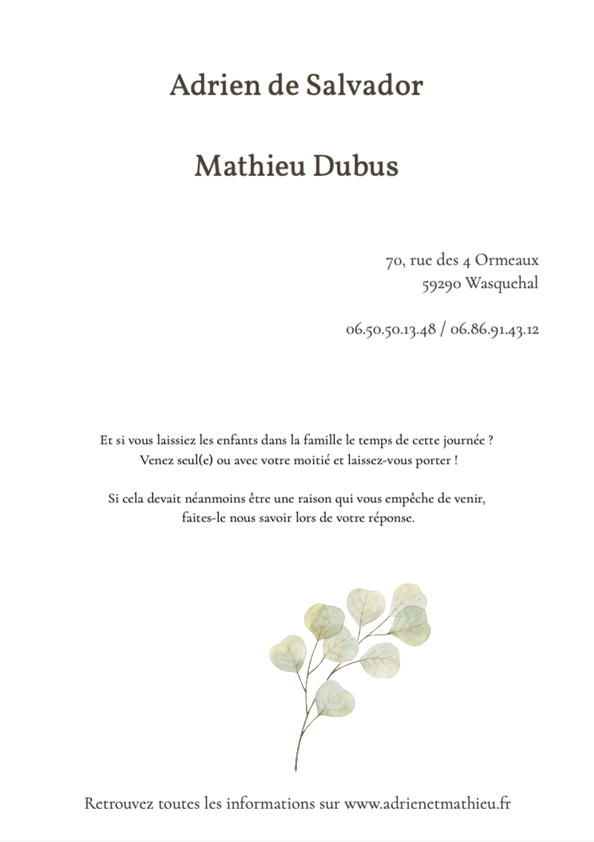 Invitationverso